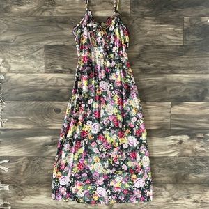 Floral Print Midi Dress